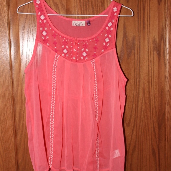 So embroidered tank top - Picture 1 of 3